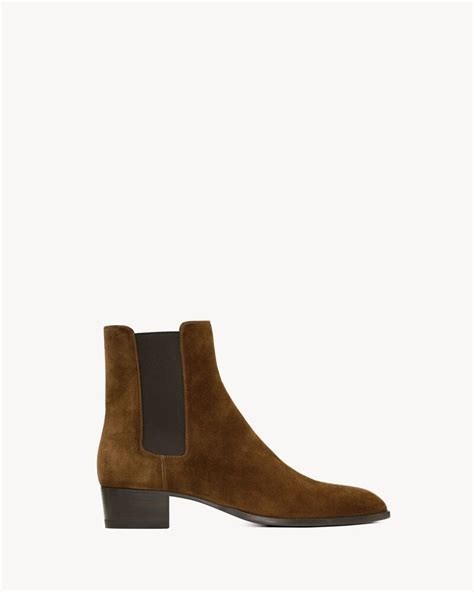 ysl desert boots|WYATT boots in suede .